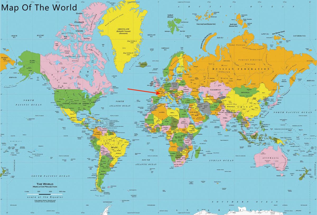 Расположение Лиона на карте мира